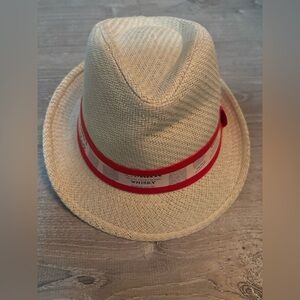 🌟Men’s straw fedora/Derby hat Makers Mark